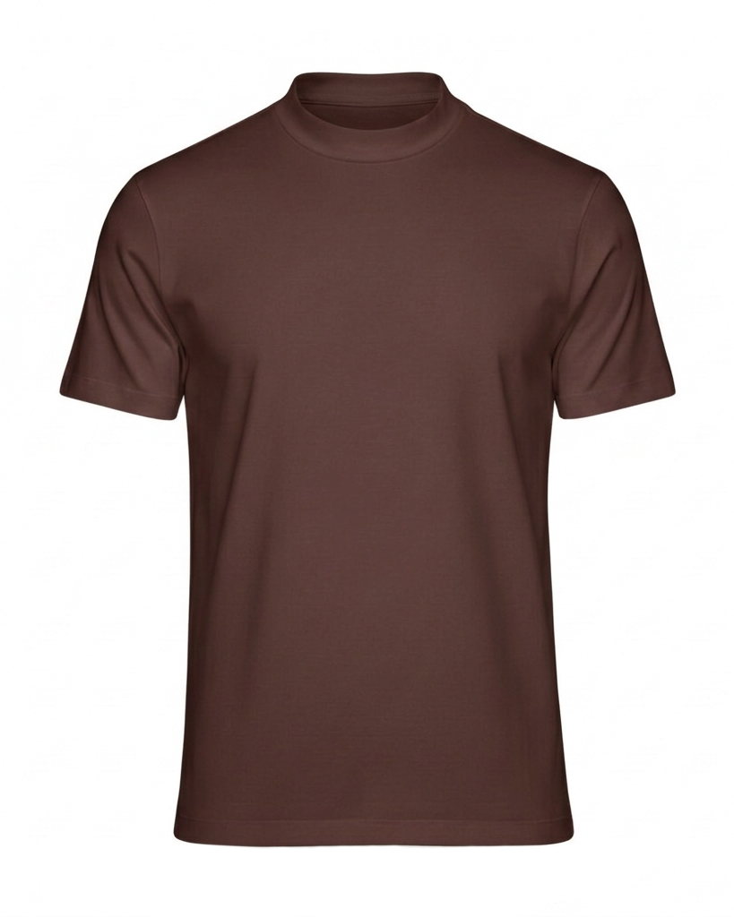 Camiseta Gola Alta Algodão Egípcio - Grant