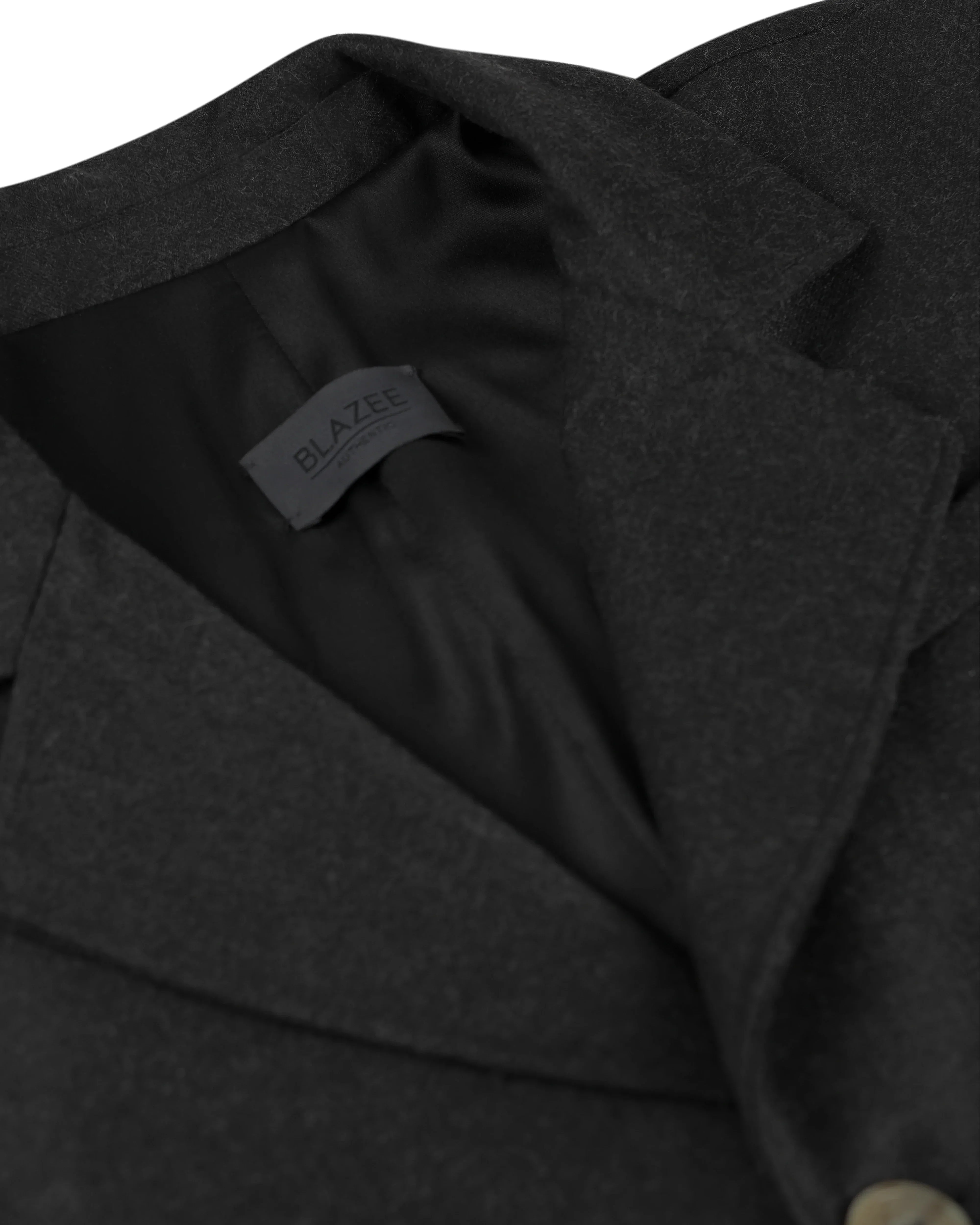 Casaco St. Moritz em 100% Lã Merino - Cinza Oxford