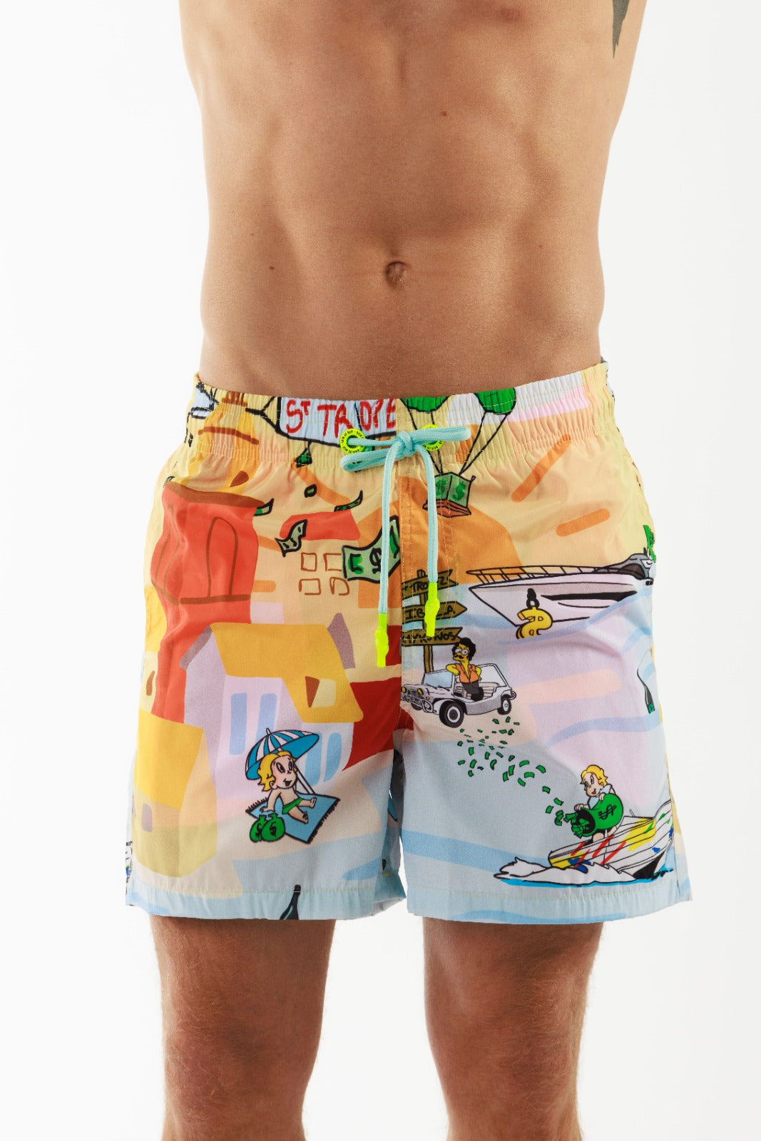 SALIN | Men's Swimwear SAINT TROPEZ PRINT ALLOVER