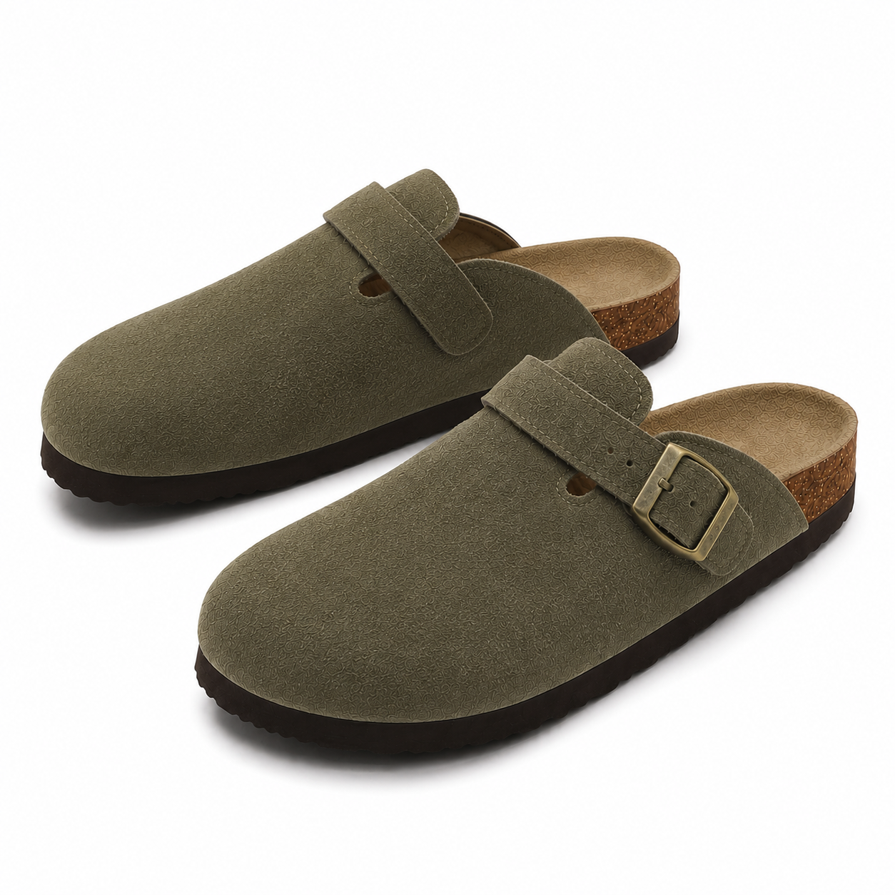 Men's Suede Cork Clogs | Legacy