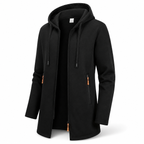 Men’s Hooded Longline Jacket – Fleece Winter Coat | Legacy