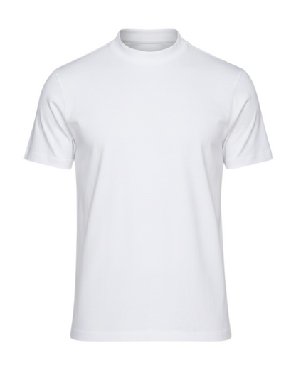 Camiseta Gola Alta Algodão Egípcio - Grant