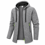 Men’s Hooded Longline Jacket – Fleece Winter Coat | Legacy