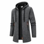 Men’s Hooded Longline Jacket – Fleece Winter Coat | Legacy