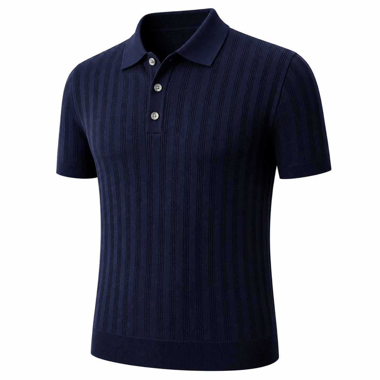 Men’s Knitted Polo Shirt – Old Money Style | Legacy