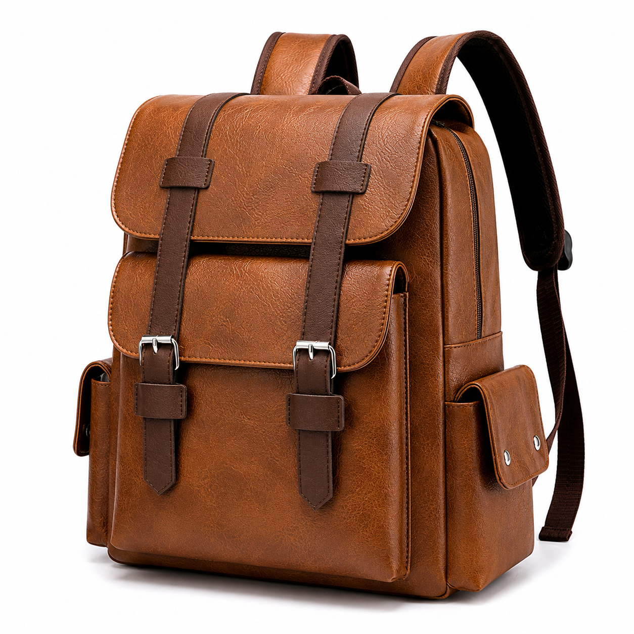 Leather Laptop Backpack for Men – 15.6" Business Travel Backpack | Legacy