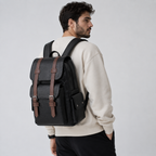 Leather Laptop Backpack for Men – 15.6" Business Travel Backpack | Legacy