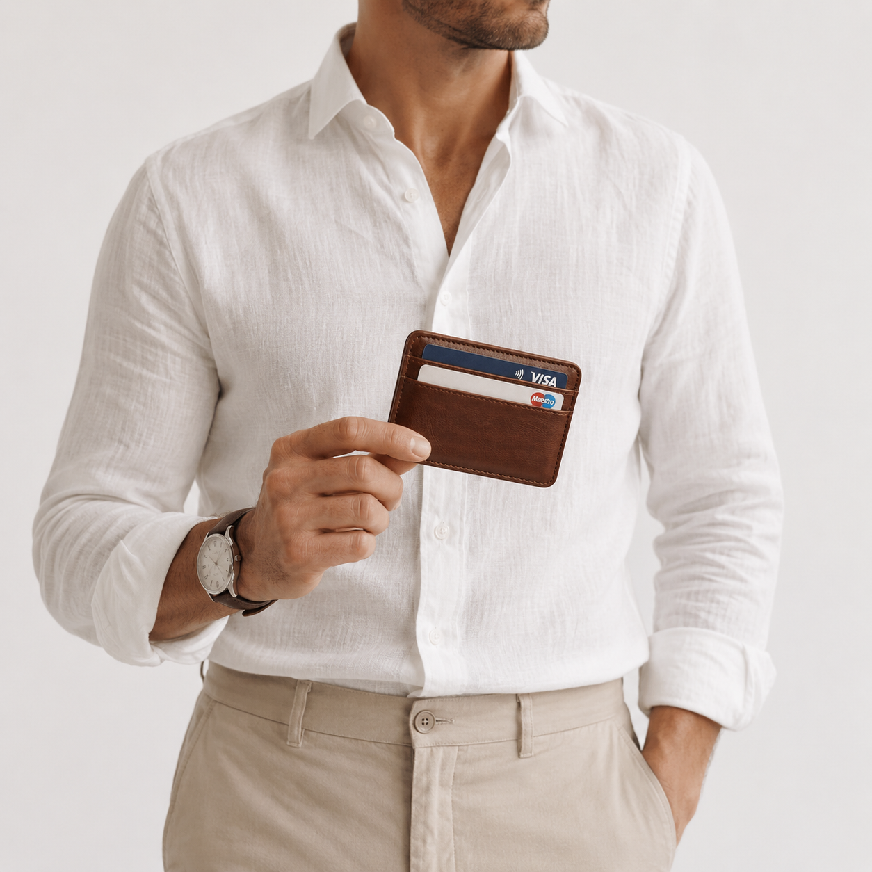 Men's Leather Money Clip Wallet | Legacy