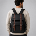 Leather Laptop Backpack for Men – 15.6" Business Travel Backpack | Legacy