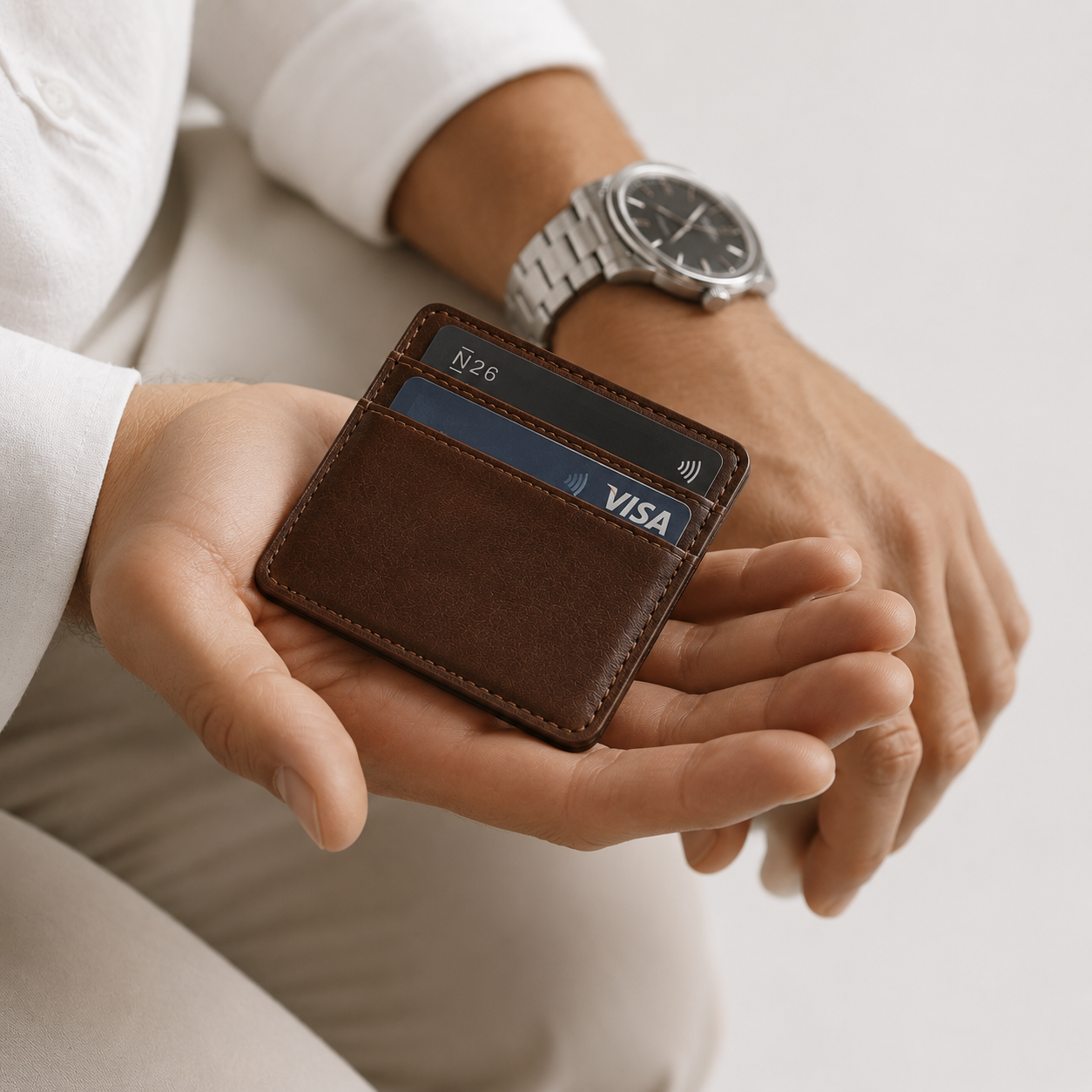 Men's Leather Money Clip Wallet | Legacy