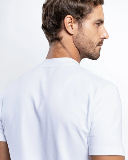 Camiseta Gola Alta Algodão Egípcio - Grant