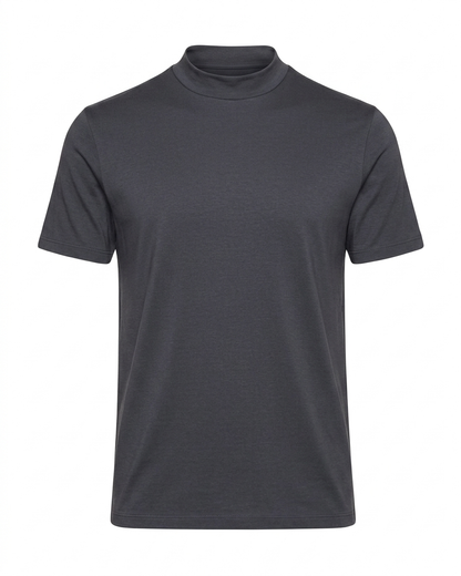 Camiseta Gola Alta Algodão Egípcio - Grant