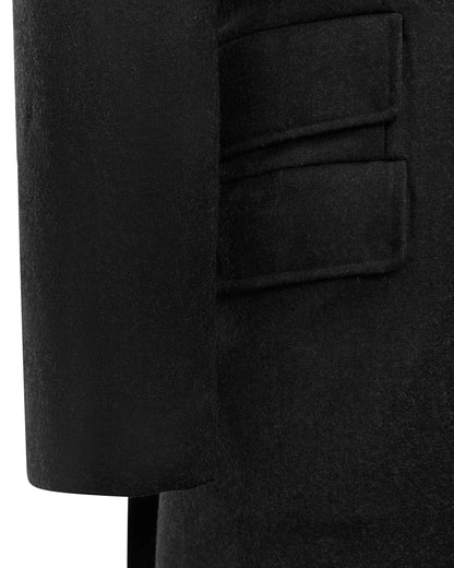 Casaco St. Moritz em 100% Lã Merino - Cinza Oxford