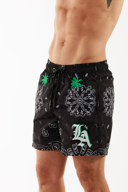 SALIN BLACK | Mens Swimwear LA GANG